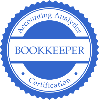 Accounting Analytics Bookkeeper Certification Exam - Member Discount