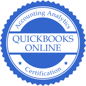 Accounting Analytics QuickBooks Online Certification Exam